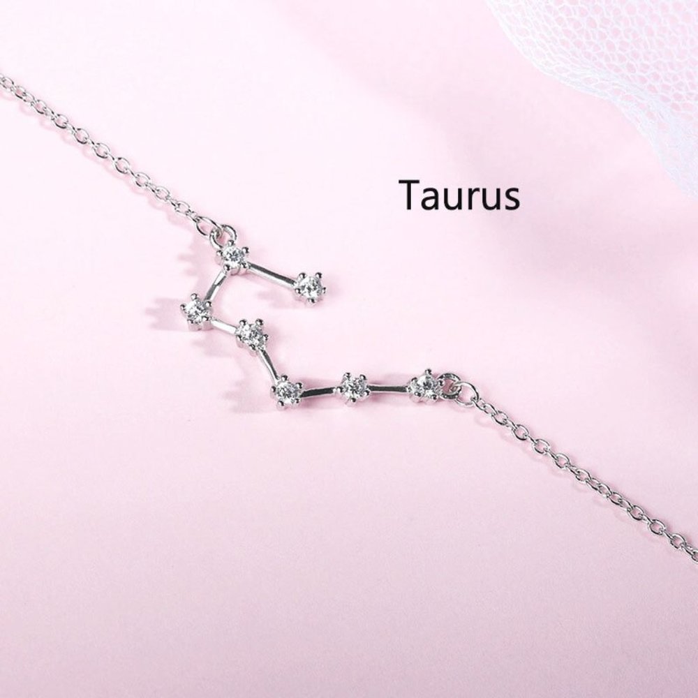 NEW Silver Zodiac Bracelets - Taurus
